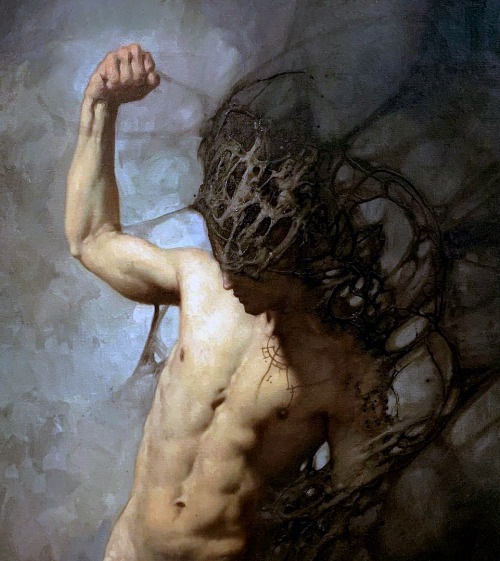 aqua-regia009: Dall'ombra (Detail), 2021 - Roberto Ferri