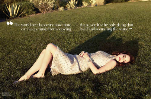 Lana Del Rey Turns Up the Glam for Fashion Magazine’s Summer 2013 Cover Shoot
