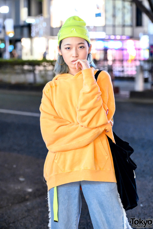 Tokyo-based Korean actress/model Joy - who speaks Korean, Japanese, and English - on the street in H