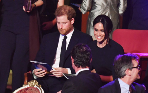 Meghan and Harry attend The Queen’s Birthday Party ConcertStella McCartney Crewneck Caped DressManol