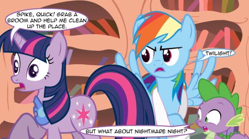 [1/3] Takes place in the evening on Nightmare Night, a few days after this Post. (( Time to dust off