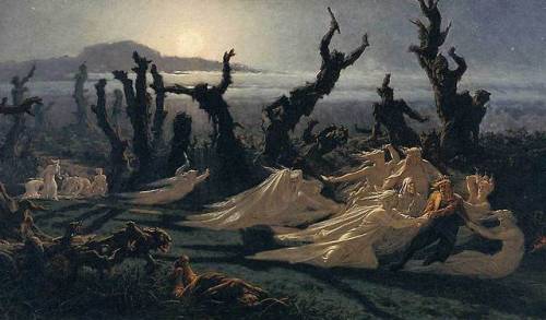 The Washerwomen of the Night - Yan’ Dargent (1861)