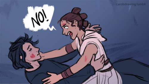 carolsdrawing: If Force Ghosts can lift a X-wing they can cure Ben Solo, don’t @ me (Ben Solo deserv