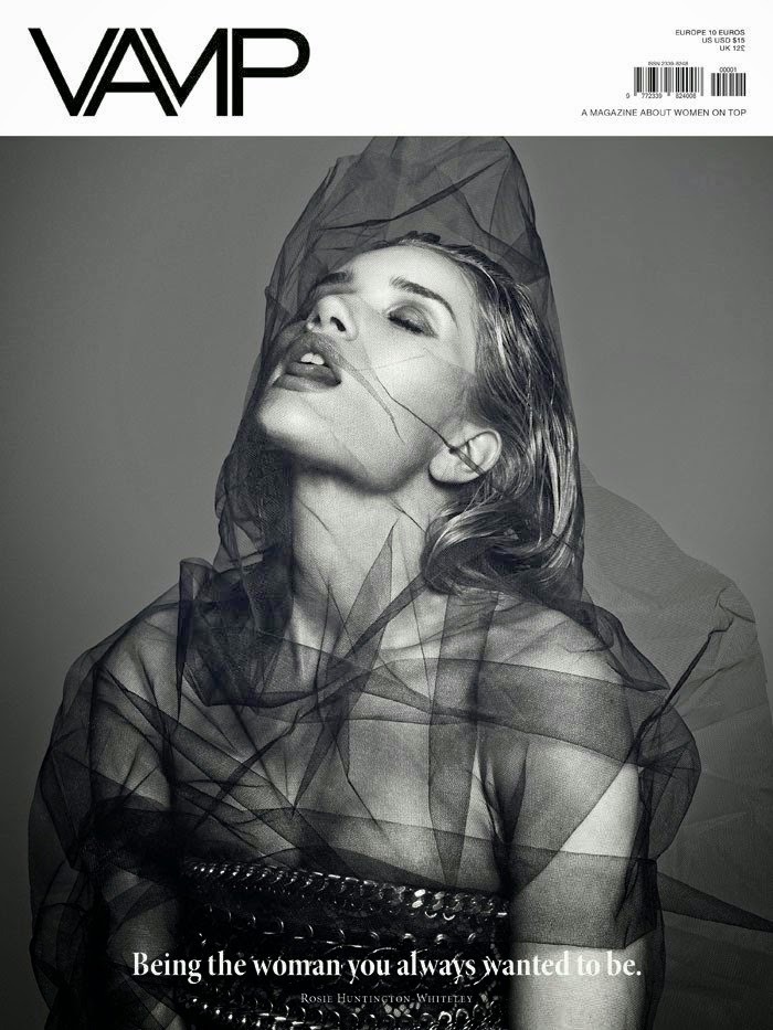 Rosie Huntington Whiteley - Vamp. ♥  Mmmh should I be Rosie or the woman doing