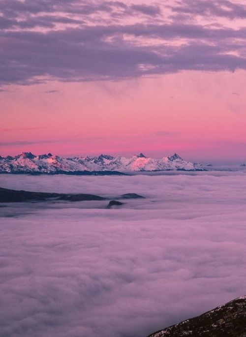 turnnoffyourmind:Over the cloudsMonte Balmaceda, National Park Torres del Paine, Chile.