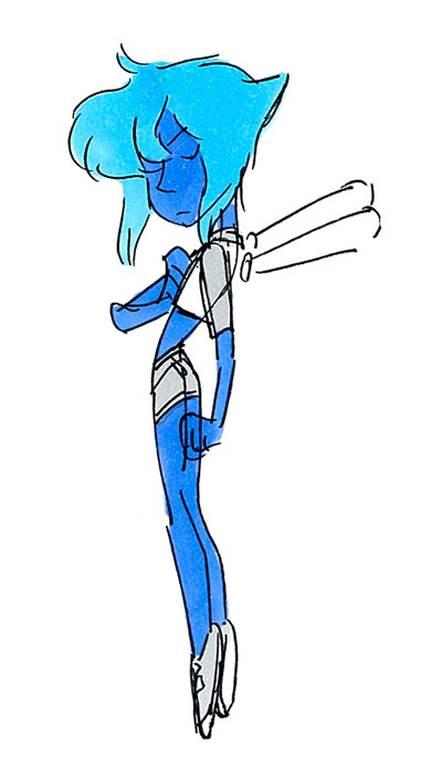 ghostdigits:  Small baseball Lapis drawn last year! I don’t know why this shows up so big on the dashboard. 