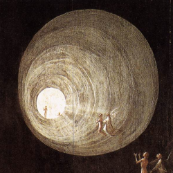 Attheblackvatican:  Detail Of Ascent Of The Blessed Hieronymus Bosch  I Heard Opiates