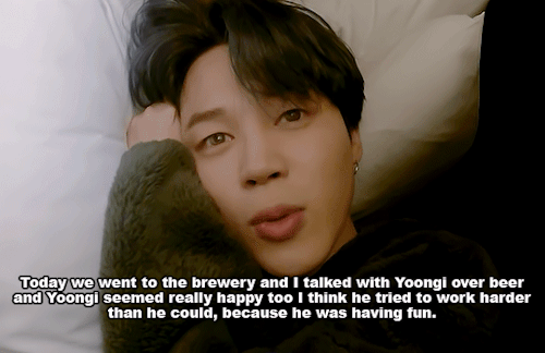 Jimin talking about how much they missed Yoongi(cr. @/joonie)Bonus: