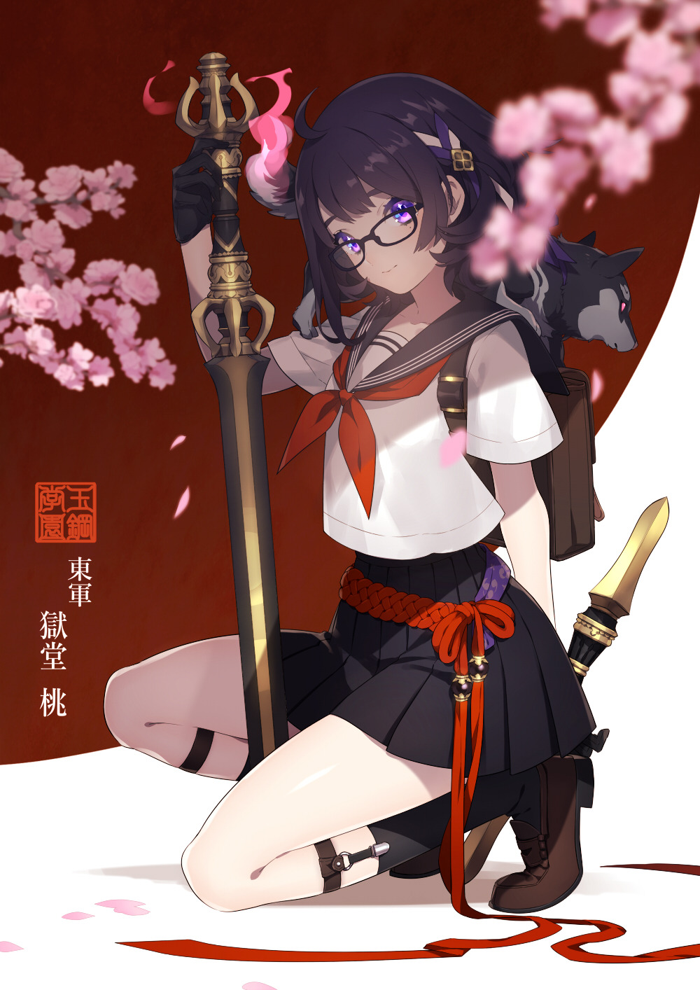 Udonblr Sakuu 闘乱祭 夏闘乱17 獄堂 桃 東軍 Ni02 のイラスト