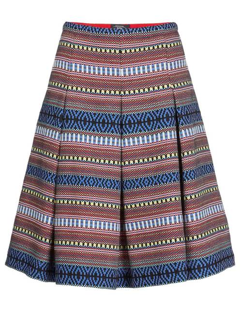 Patterned Basketweave Skirt