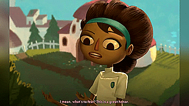 do-black-people-do-stuff:    29 Days of Black Animated/Videogame Characters: (9/29) Vella from Broken Age 