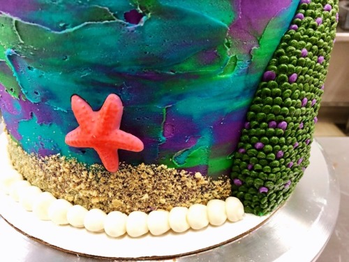 A Little Girl Wanted A Mermaid Cake, So I Poured My Heart Into This Cake.