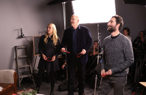 The cast of Beatriz at Dinner at the Hollywood Reporter Studio at Sundance Film Festival in Park Cit