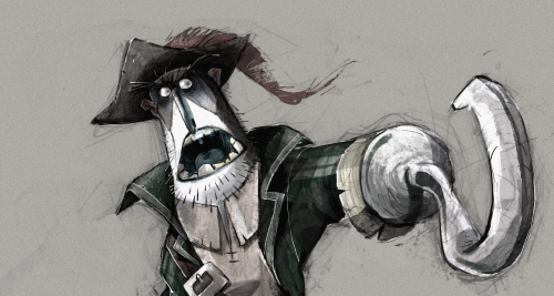 Ma participation au “Character Design Challenge” sur le thème : Pirate! 