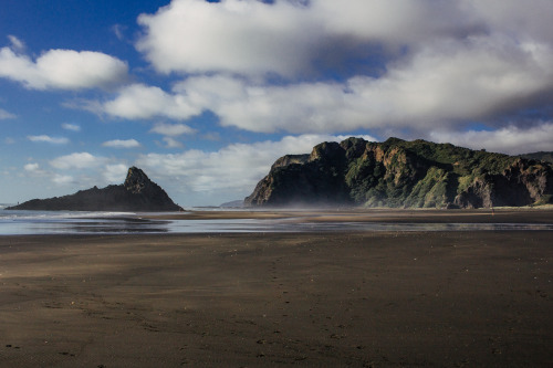 Karekare Beach, West Auckland, New Zealand. Voted by Passport Magazine as 2nd most beautiful beach i