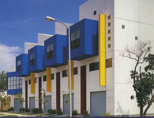 Arquitectonica, Haddon Townhouses, Houston Texas, 1983