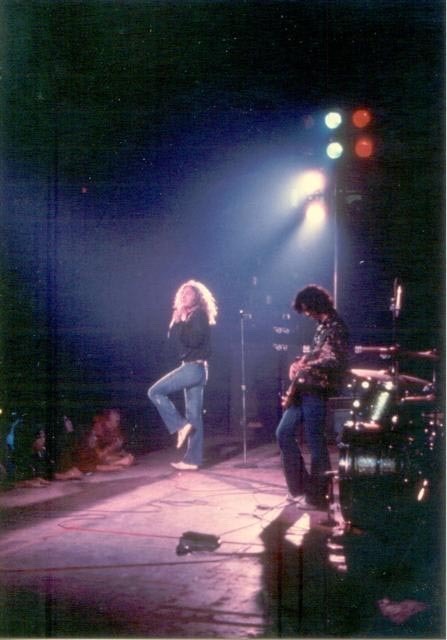 Led Zeppelin During The First Night Of The North American Tour Of 1972 At Cobo Hall, June 6.