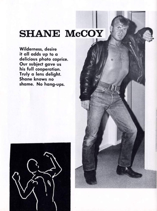 From HOMBRE magazine Vol 2 No 7 (1972)Model is Shane McCoy (aka Duke Richards)