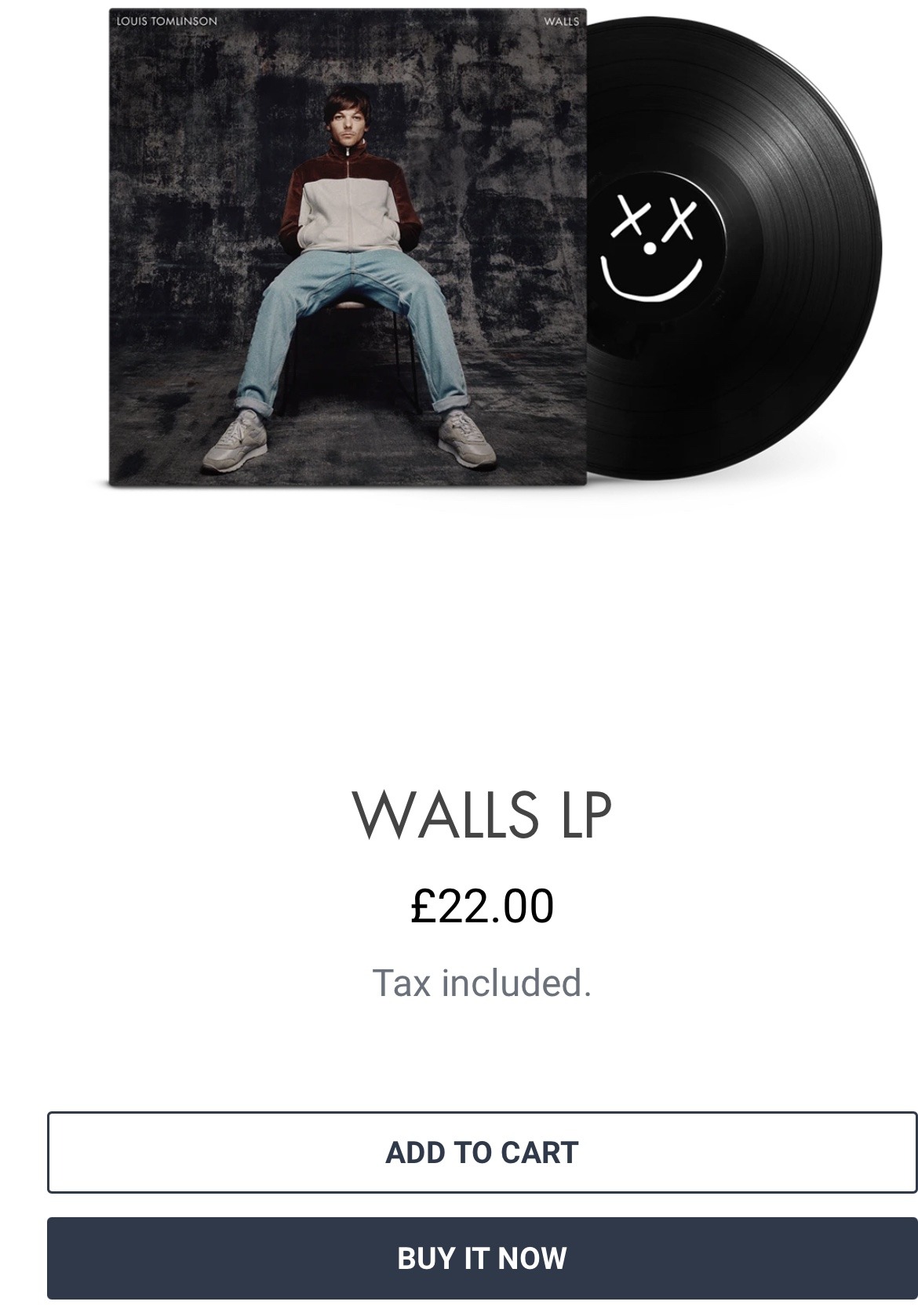 walls vinyl  Louis tomlinson, Vinyl aesthetic, Louis