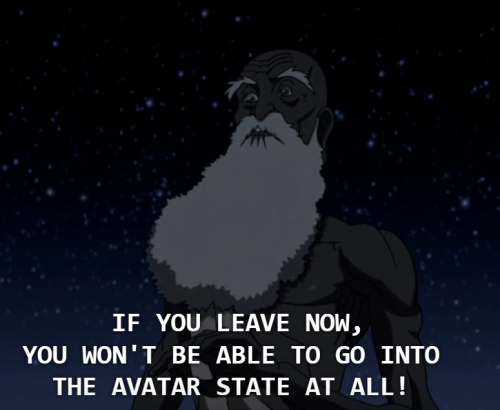 We All Know Aang's Refusal To Give Up His Attachments To The People He Loves In Order To Fulfill His