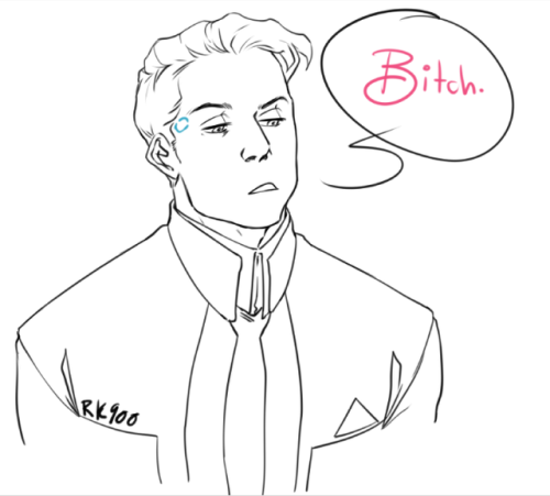 lotolle:Gavin is a terrible influence Instagram | Patreon  #dbh #detroit: become human  #detroit become human #rk900#dbh rk900#q