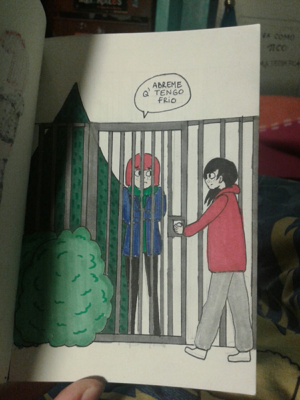 mi-mente-es-un-universo:  dibujos para mi polola, ella no tiene tumblr y quizas nunca