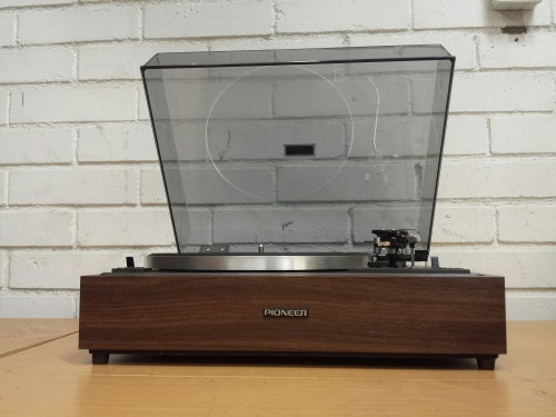 Pioneer PL-12D 2-Speed Belt-Drive Stereo Turntable, 1974