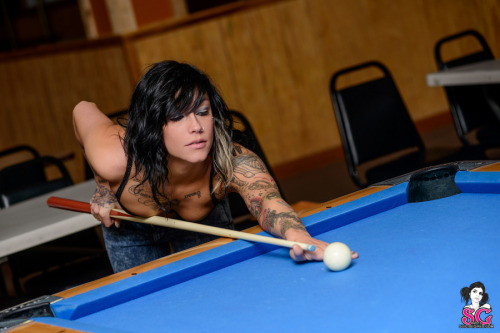 thedarksideofgruff:  CallieJane  - Strip Pool Anyone?   Click Here For More CallieJane Click Here For More Suicide girls  