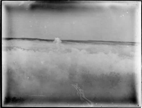 Haze over [Open] cut, (ca. 1920-1940). J. P. Campbell collection of glass negatives documenting indu