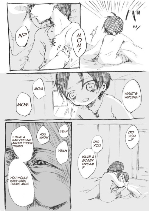 coffeemugkisses:  jean—biscuit:  【エレミカ】12年後の君へ by ｼｭﾀﾀﾀ… All credit goes to the original artist, I just translated it :) I can honest to god say that I cried my eyes out while translating.  I just want them to be