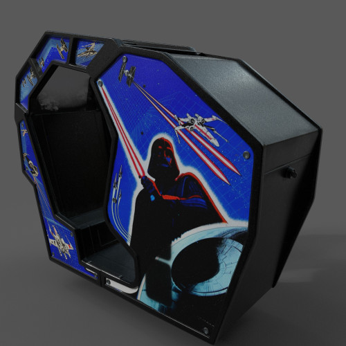 Star Wars Deluxe Arcade Machine 1983 by Andrew White