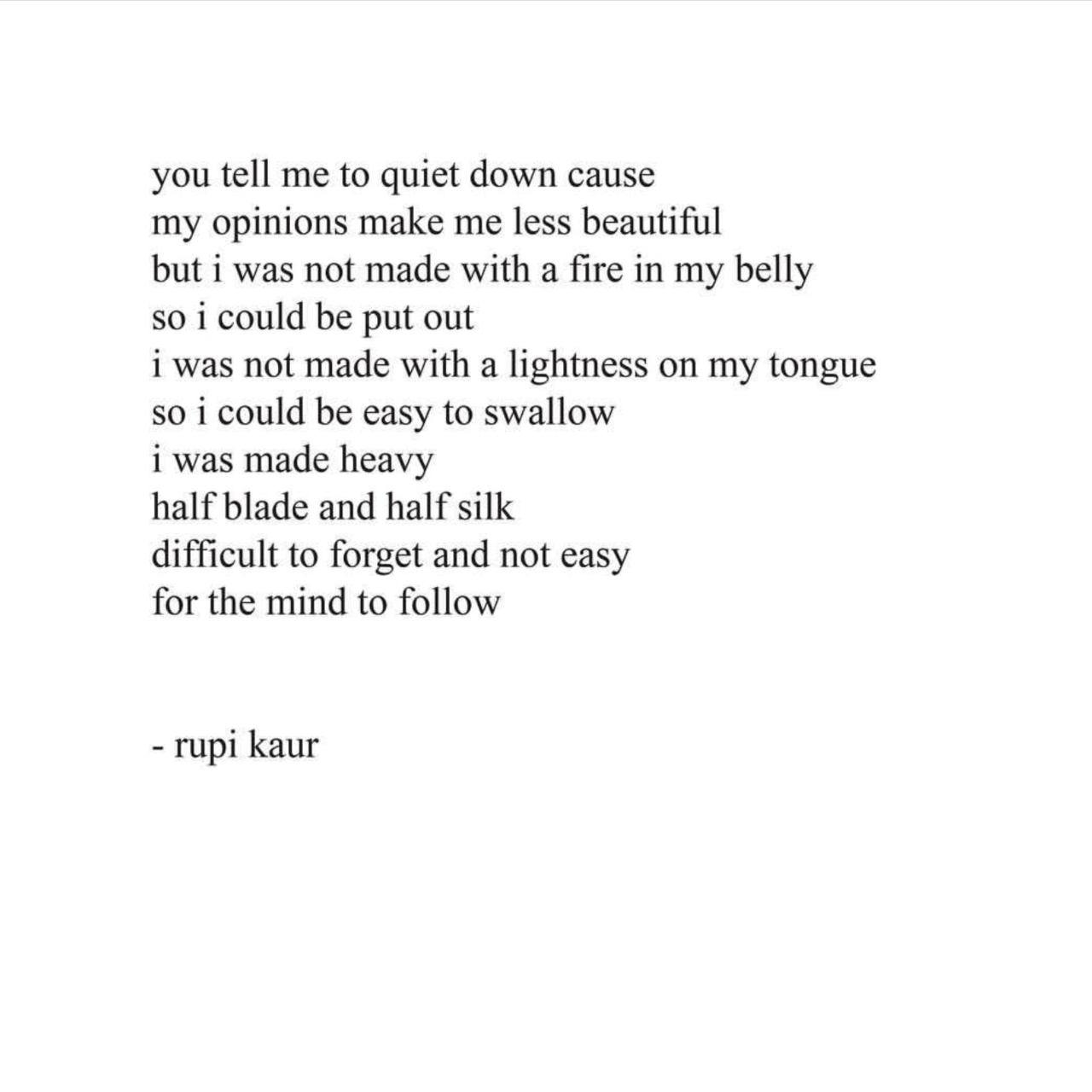 An INFP's journal — Milk and Honey, Rupi Kaur