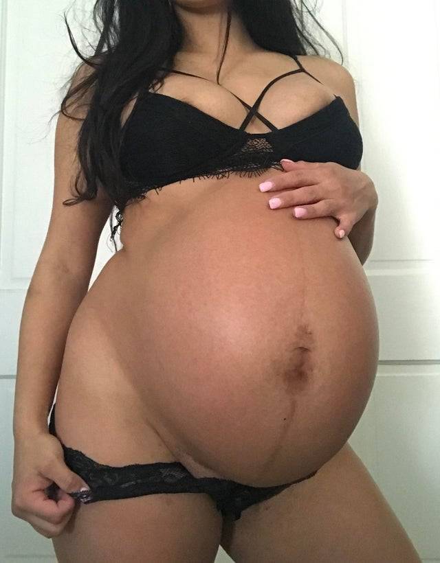 Piercing thong preggo group