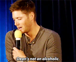 jensengifsdaily:  Jensen talking about Dean’s
