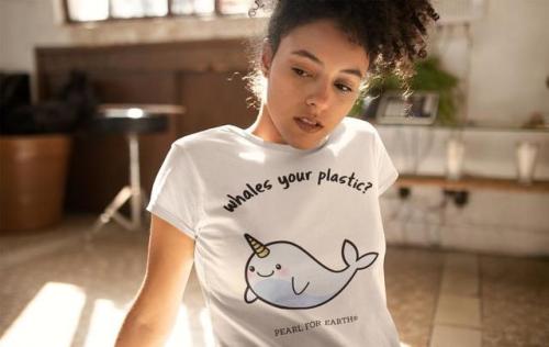 Whales Your Plastic? Unisex T-Shirt //PearlforEarth