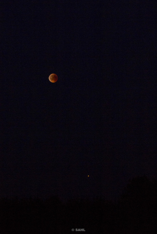 Blood moon &amp; Mars27 Juli 2017