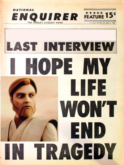 legobiwan:  You guys, I have no excuse for this… Old tabloid covers + Star Wars. 