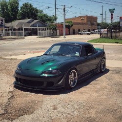 topmiata:  @frivera2121 | #TopMiata #mazda #miata #mx5 #eunos #roadster #jetstream #rev9autosport #jetstream #ssrwheels #autoexe #clubroadster