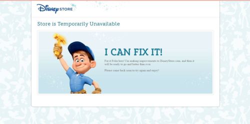 It’s literally as if God is saying no. The one time I want to browse new items and it’s down!