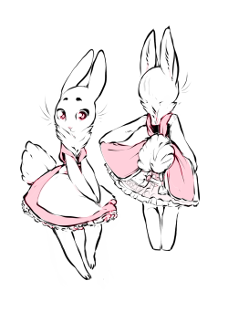 rabbitfears:  bunny maid . 