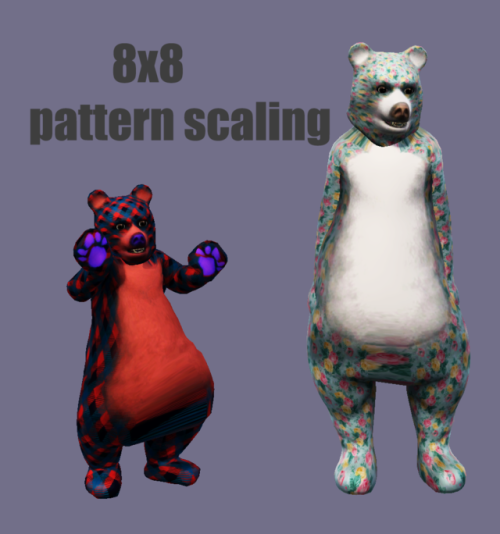 xto3conversionsfinds: acquiresimoleons: Recolorable Bear Suits and HatsI’ve been playing with bear