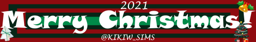 kikiw-sims: Merry Christmas!This Christmas special includes two parts.First part KIKIW’s 2021 Christ