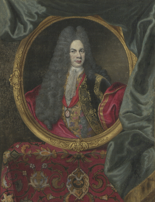 Illuminated portrait of diplomat D. Luís da Cunha (1662–1749)—Unknown artist, 1715 (National Library