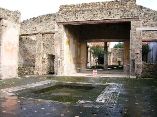 Pompeii - House of the banker Lucius Cecilius Jucundus* built in the late 3rd or early 2nd century B