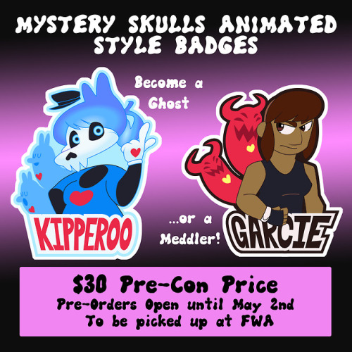 dappercap: MYSTERY SKULL ANIMATED BADGE PRE-ORDERS! Hey, folks! I’m opening up pre-orders for badge