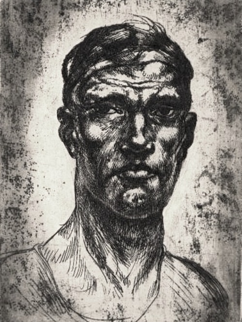 Baron Pierre Paulus de Châtelet (1881-1959) - Jeune Métallurgiste,  1946