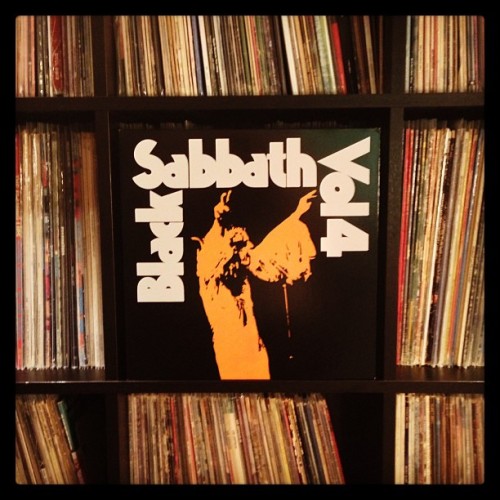 vinylpairings:  yes! #nowspinning #blacksabbath #vol4 #180gram #vinyl #reissue #recordcollection #love 1972 