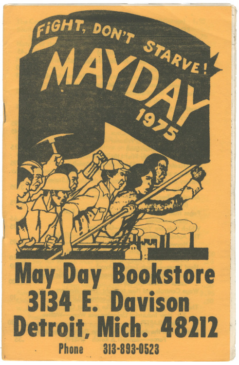 Catalog of May Day Bookstore, Detroit, Michigan, 1975. Associated with the Revolutionary Communist P