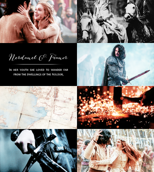 taurielsilvan:Nerdanel the Wise &amp; Fëanor While still in his early youth [Fëanor] wedded Nerdanel