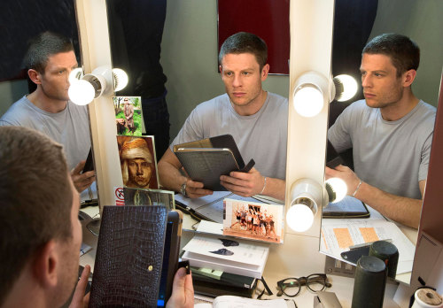 James Norton at the National Theatre in London, for Smythson. Photos by Simon Annand.